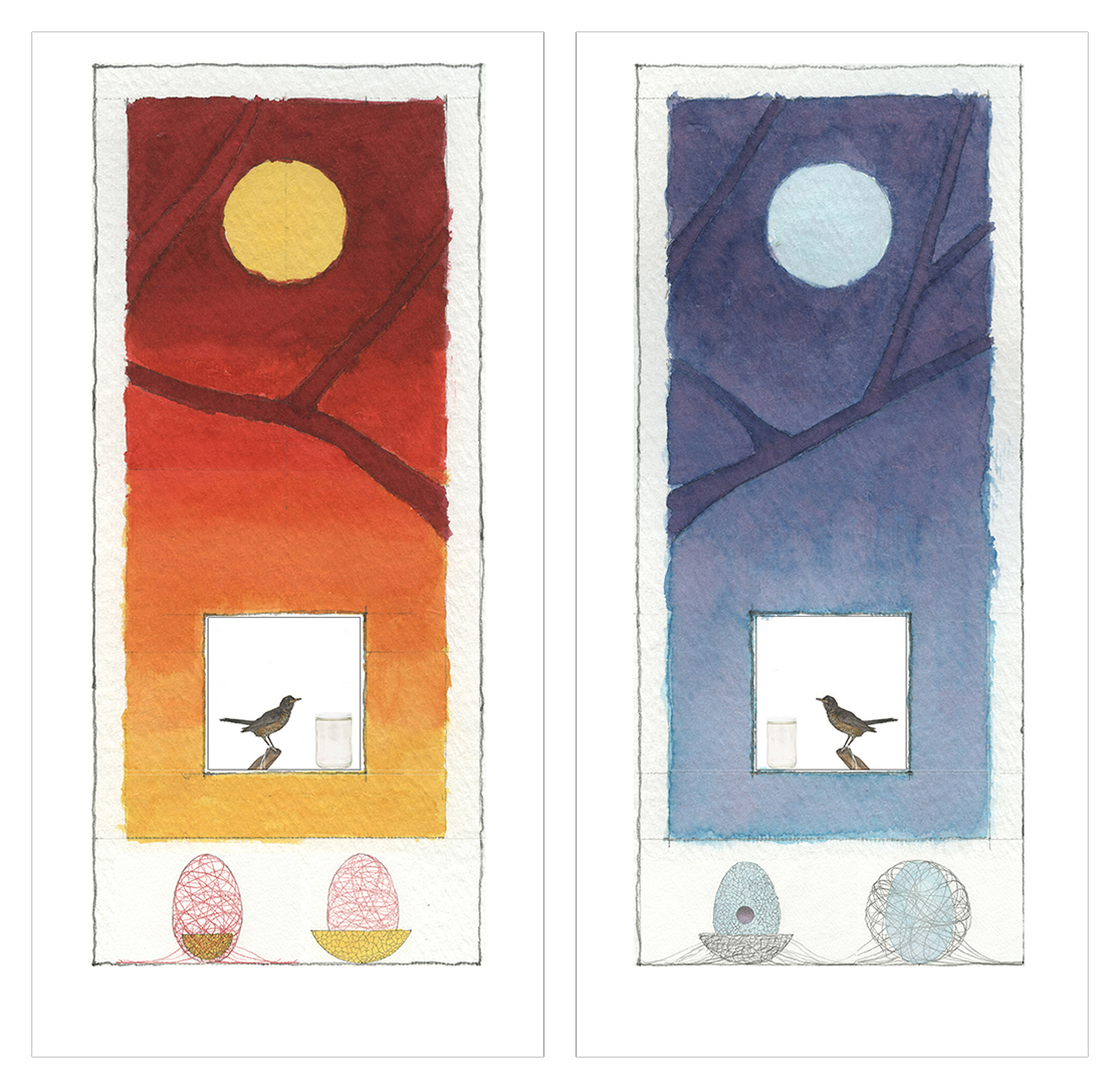Dreams and Nightmares of a Stuffed Bird (Design Sketches)